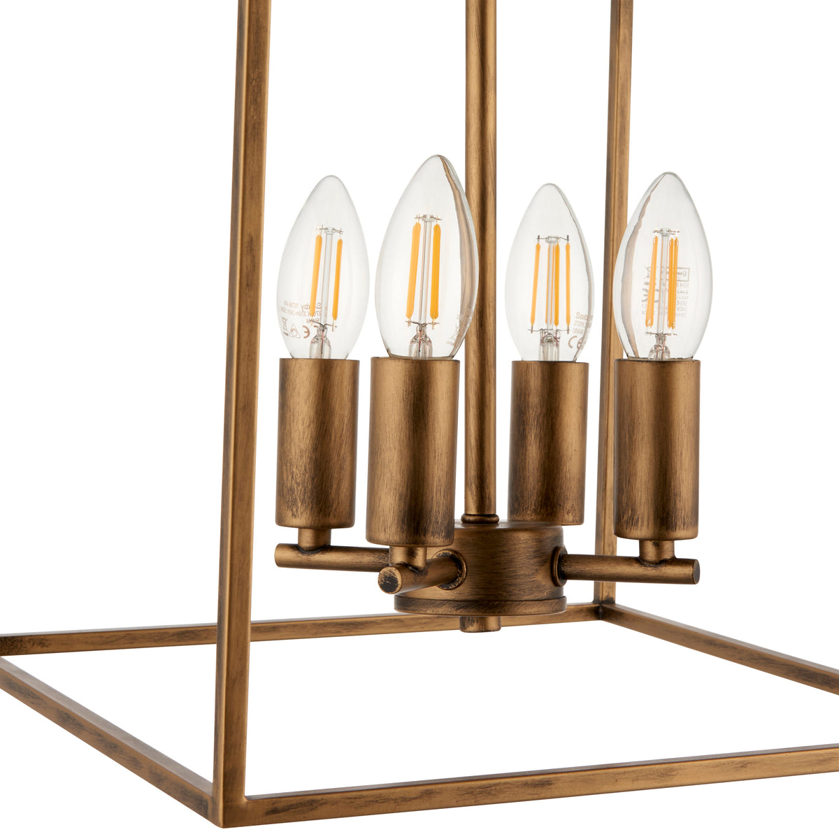 Pagazzi Grove Matte Antique Brass Ceiling Light Pendant
