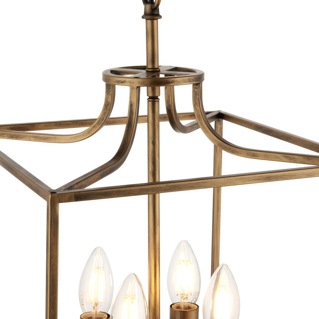 Pagazzi Grove Matte Antique Brass Ceiling Light Pendant