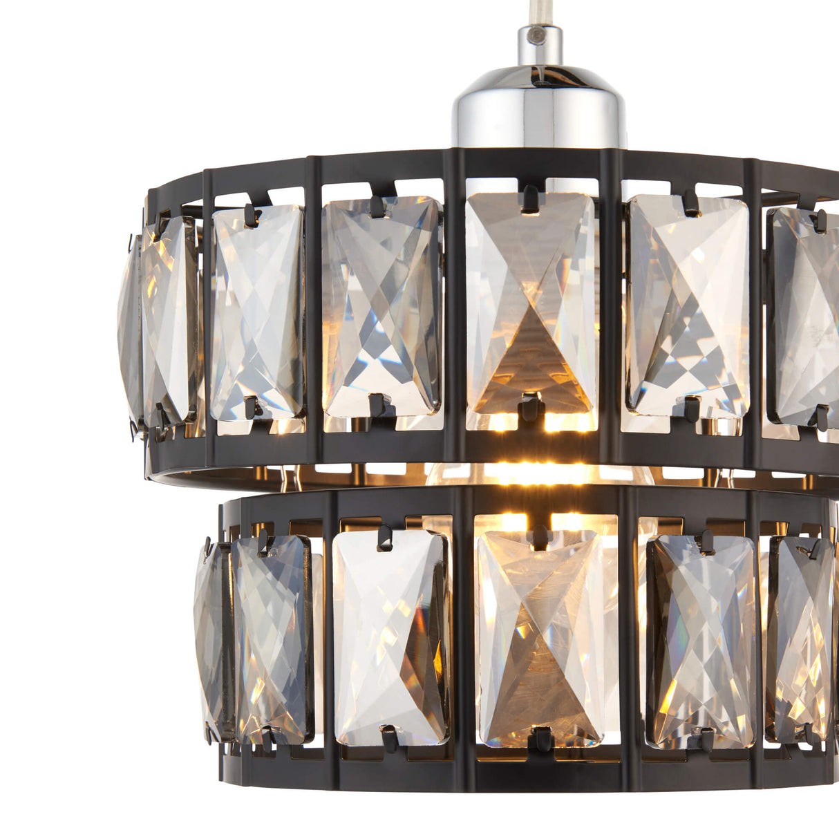 Pagazzi Darla Black Ceiling Pendant Shade