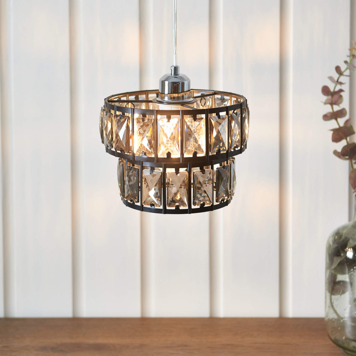 Pagazzi Darla Black Ceiling Pendant Shade