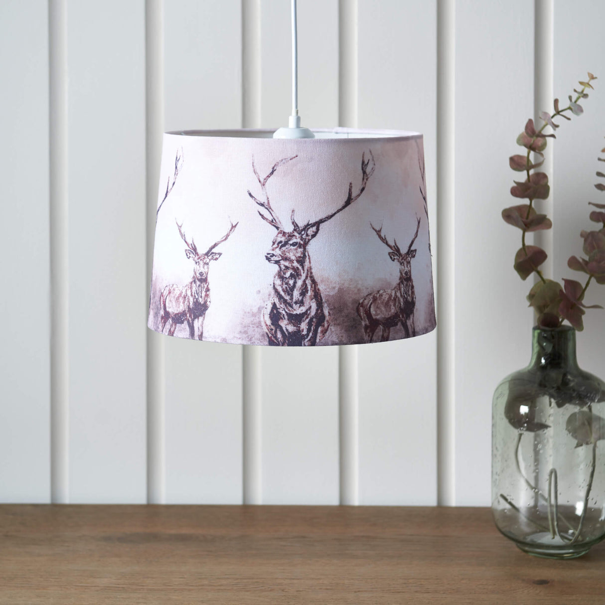 Pagazzi Hamish Sepia Printed Lamp Shade