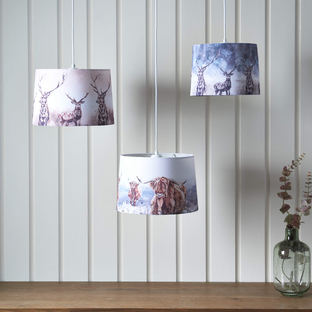Pagazzi Hamish Sepia Printed Lamp Shade