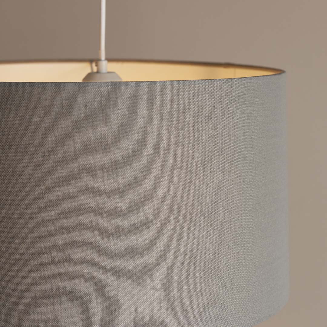 Pagazzi Hinton 40x21cm Charcoal Shade
