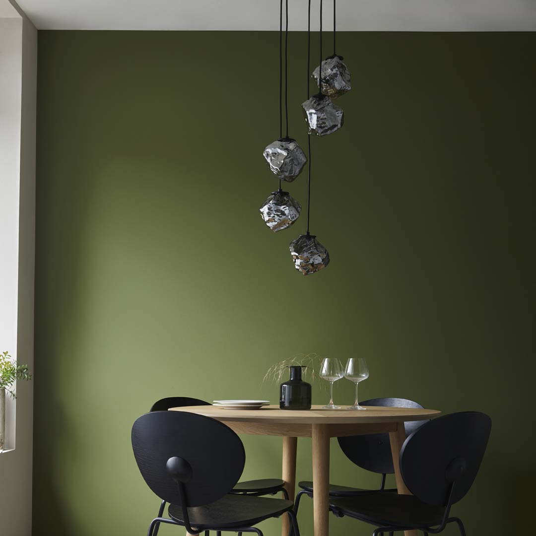 Pagazzi Molten 5 Light Smokey Glass Ceiling Pendant