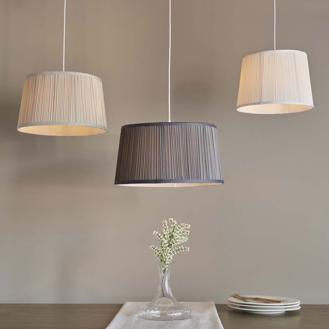 Pagazzi Pennington Ivory Lamp Shade - 25x21cm