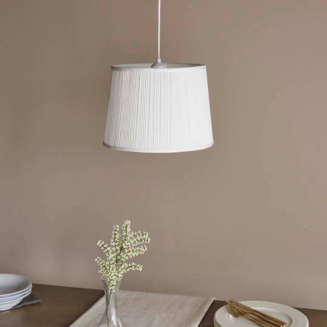 Pagazzi Pennington Ivory Lamp Shade - 25x21cm