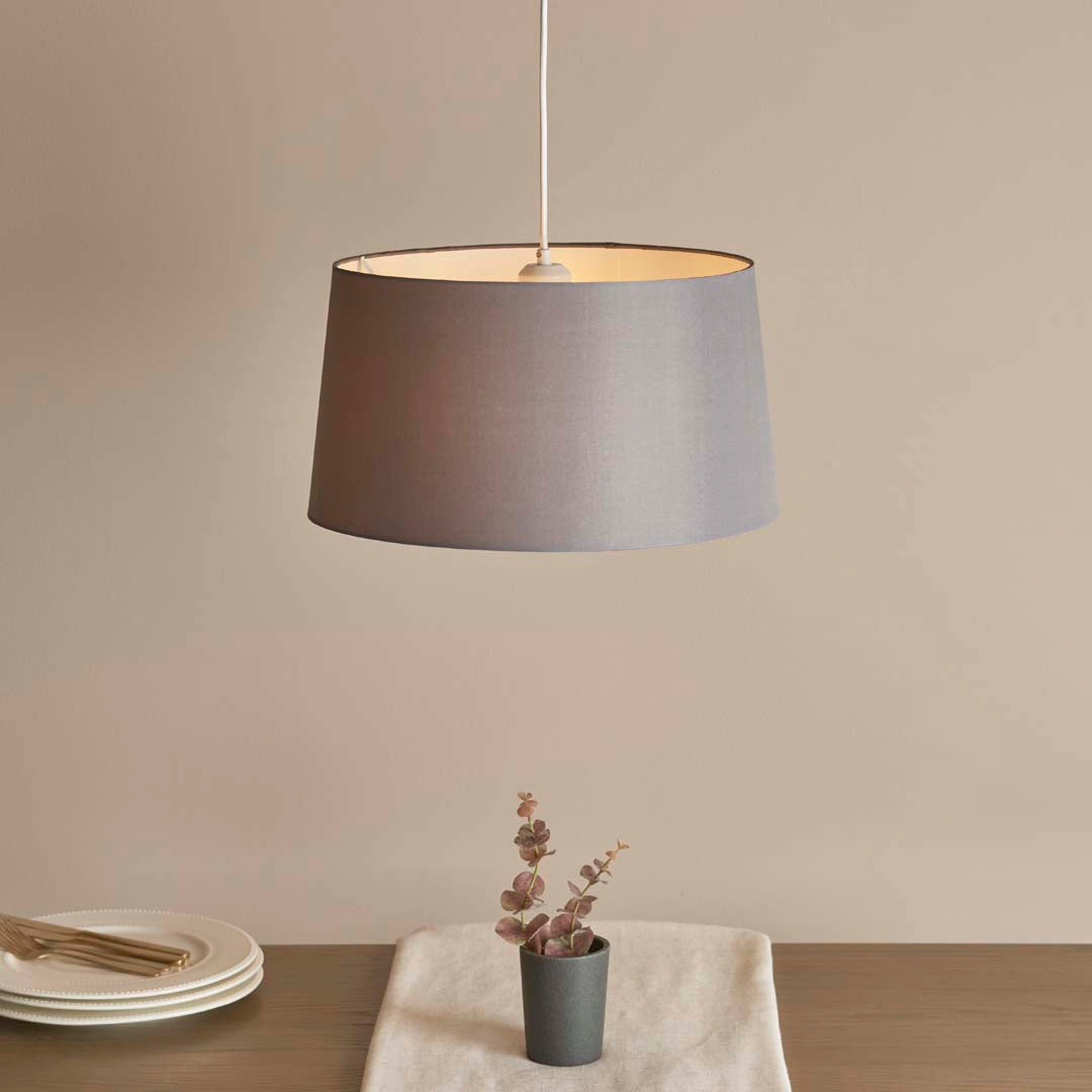 Pagazzi Tiverton 35x21cm Charcoal Shade