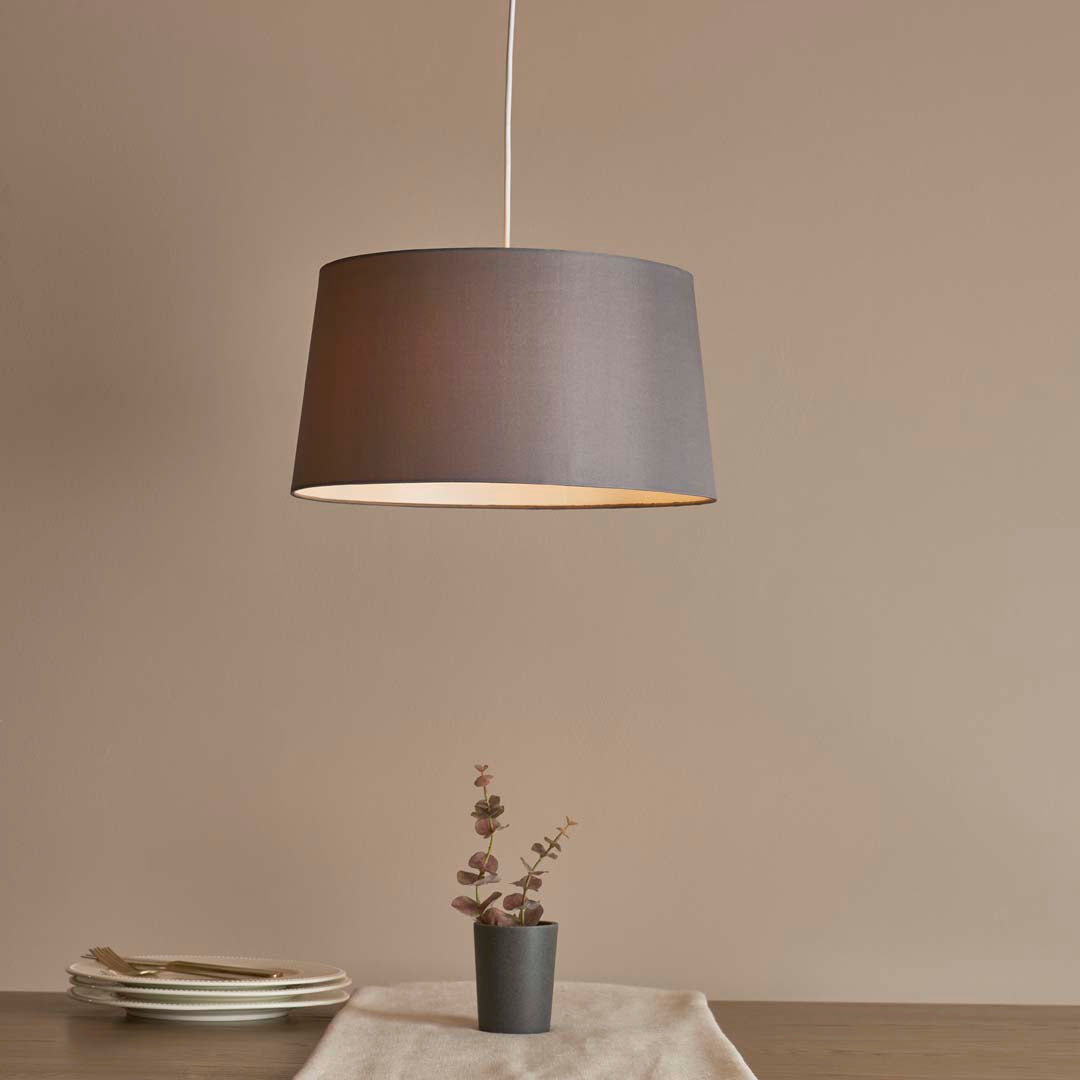 Pagazzi Tiverton 35x21cm Charcoal Shade