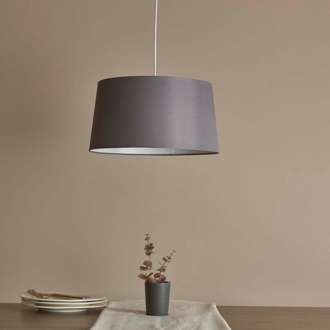 Pagazzi Tiverton 35x21cm Charcoal Shade