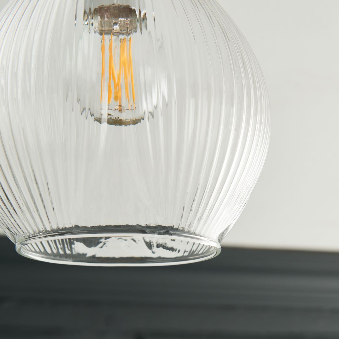 Pagazzi Hamilton 3 Light Polished Chrome Semi Flush Ceiling Light
