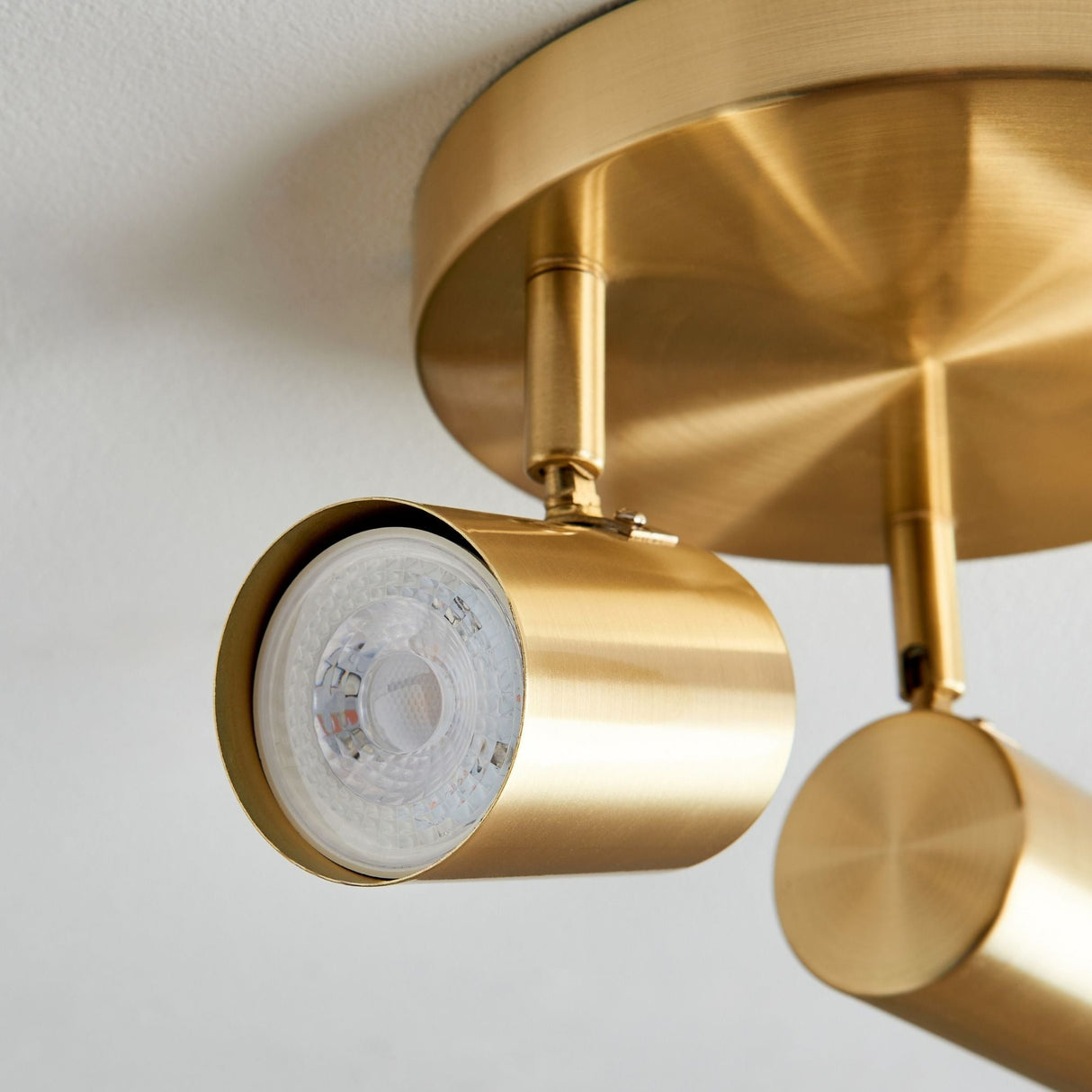 Pagazzi Hereford 3 Light Satin Gold Ceiling Spotlight