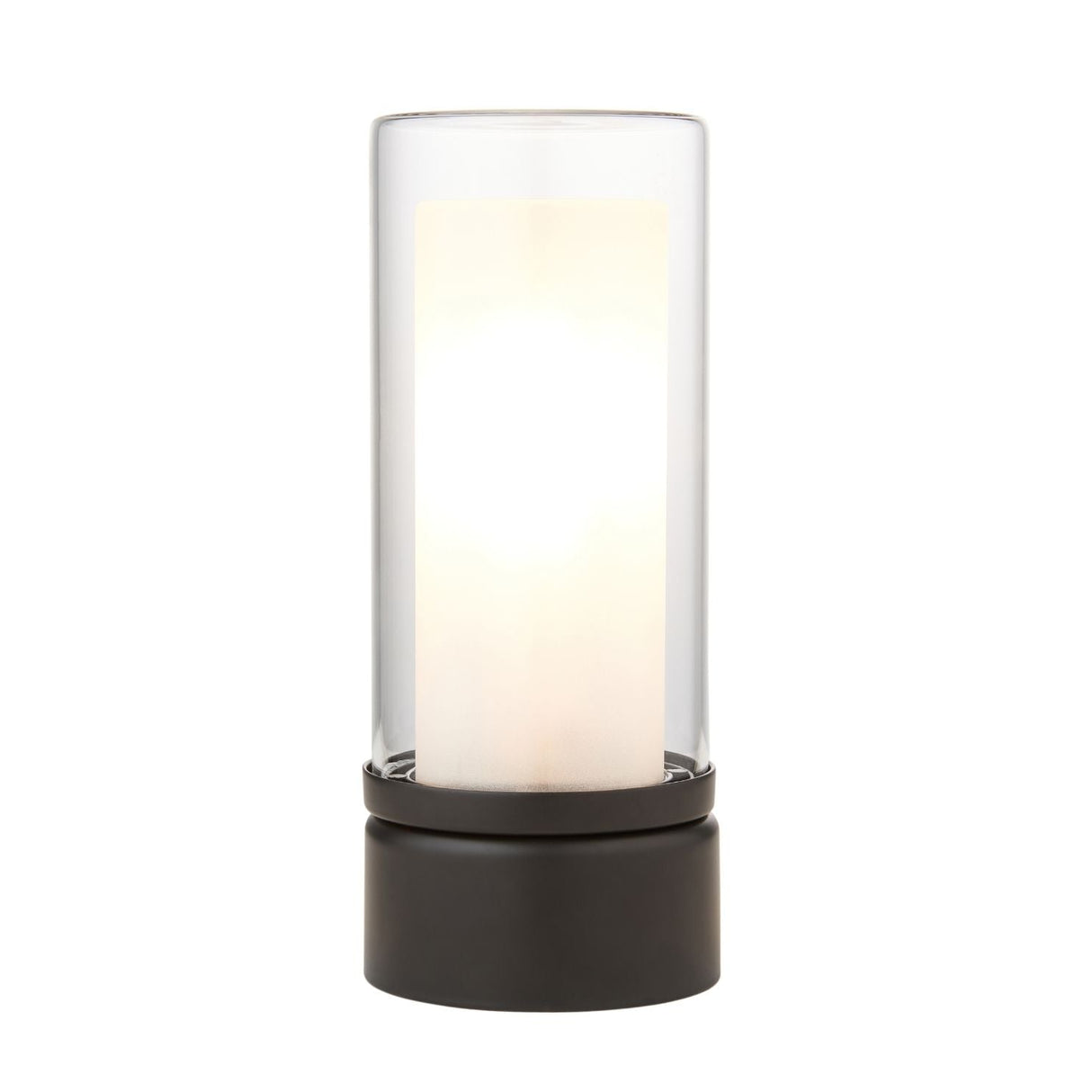 Pagazzi Chepstow Matte Black Glass Touch Table Lamp