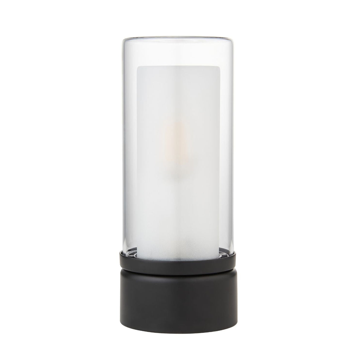 Pagazzi Chepstow Matte Black Glass Touch Table Lamp