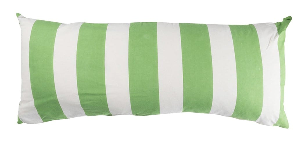 Casa by Josephine Jenno Poppy Sage Cabana Stripe Long Lumbar Cushion Cover