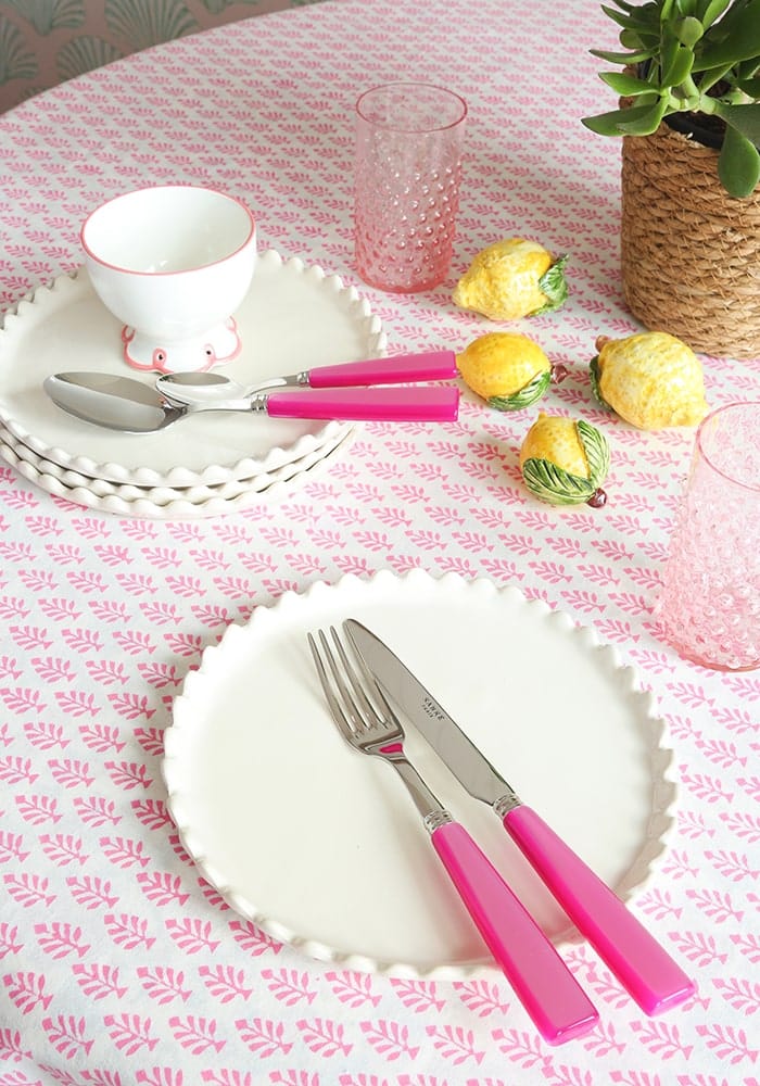 Casa by Josephine Jenno Pink Scalloped Nibbles Bowl - Set of 4