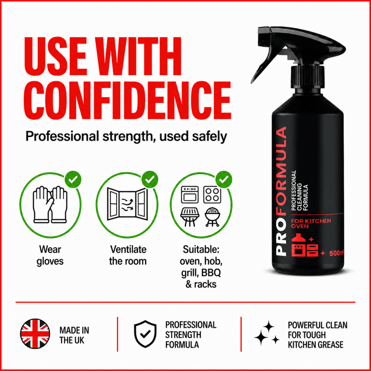 ProFormula Kitchen Hob & Oven Cleaner - Best Ideas UK