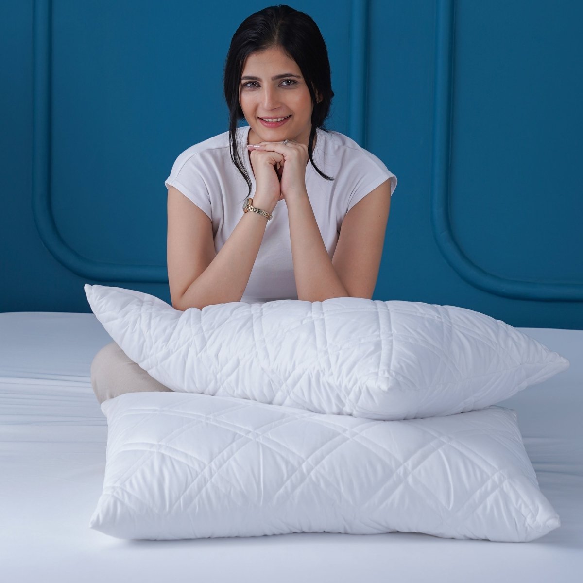 SHEET STORY Quilted Pillow Protectors