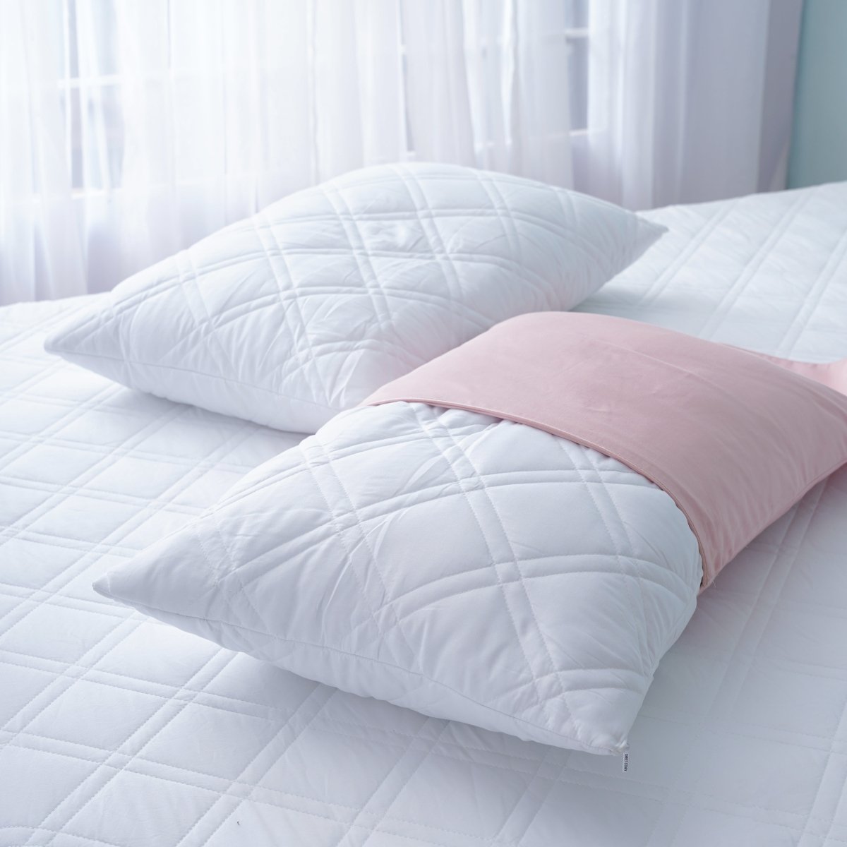 SHEET STORY Quilted Pillow Protectors