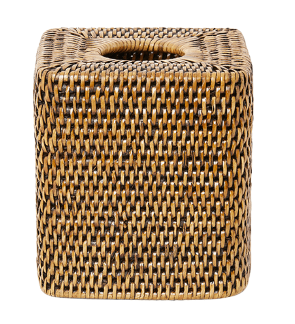 Casa by Josephine Jenno Rattan Tissue Box Cover - Brown