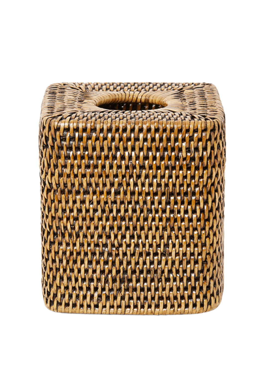 Casa by Josephine Jenno Rattan Tissue Box Cover - Brown