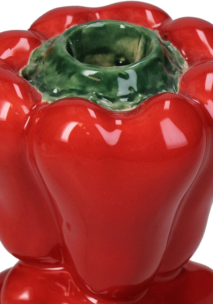 Casa by Josephine Jenno Red Bell Peppers Candle Holder