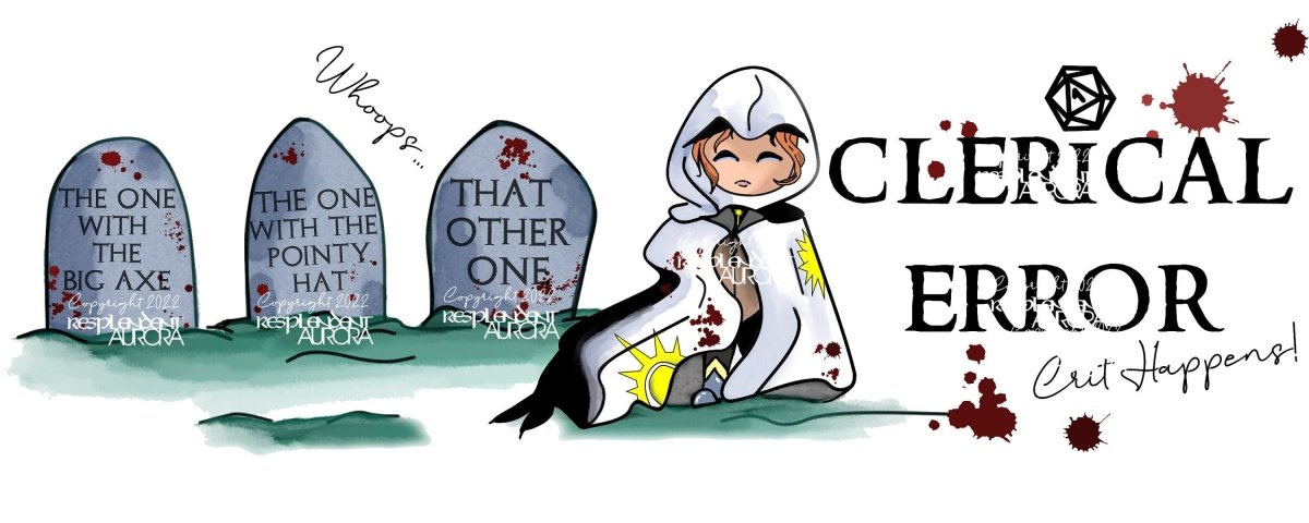 Clerical Error Pun Cleric DND Mug by Resplendent Aurora