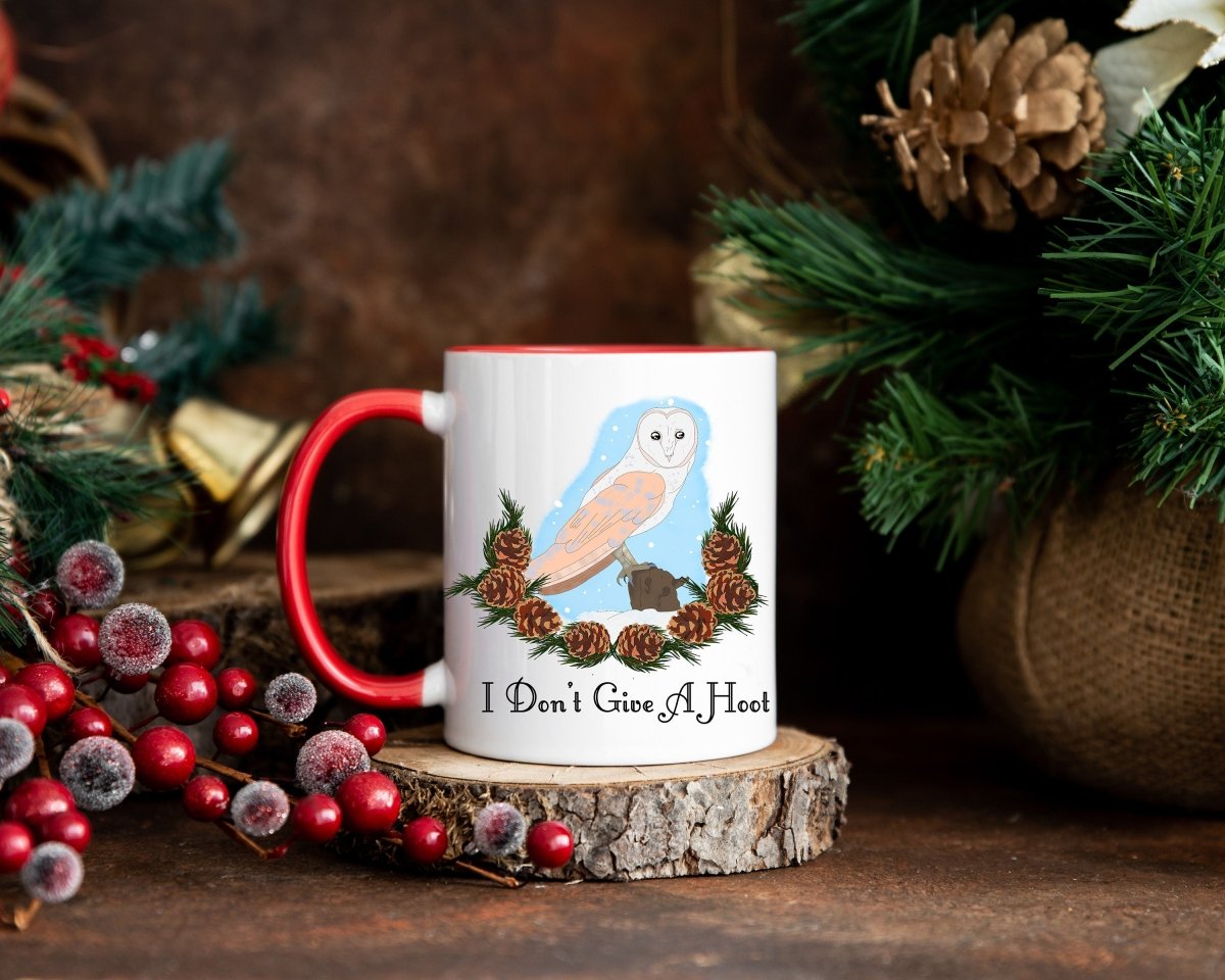 I Don’t Give A Hoot Owl Mug by Resplendent Aurora