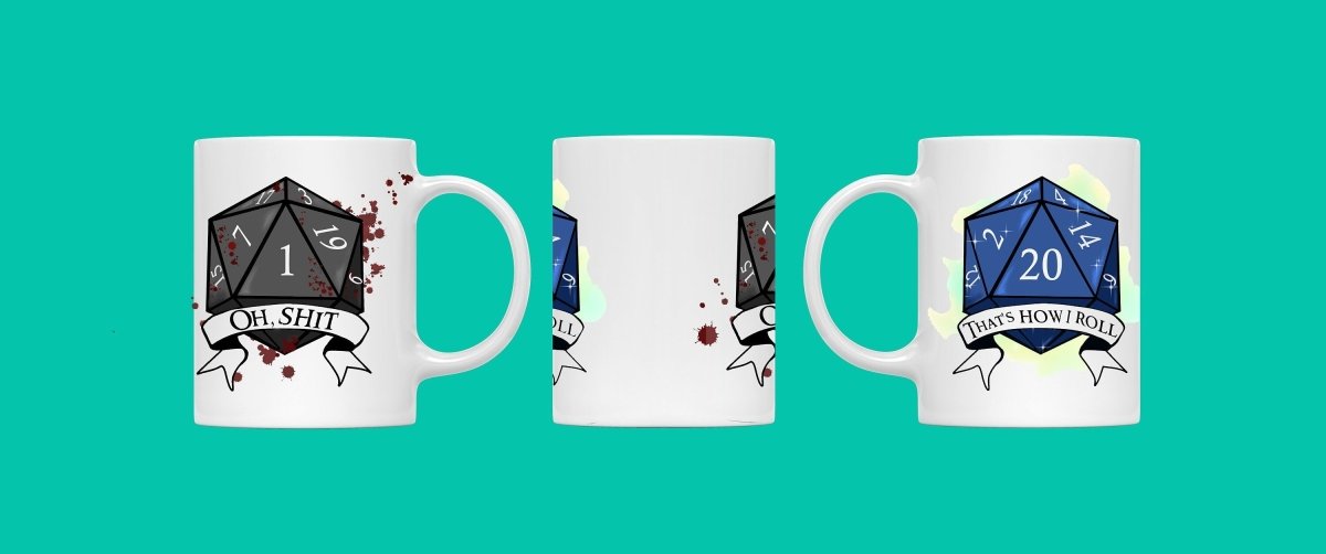 That’s How I Roll DND D20 Mug by Resplendent Aurora