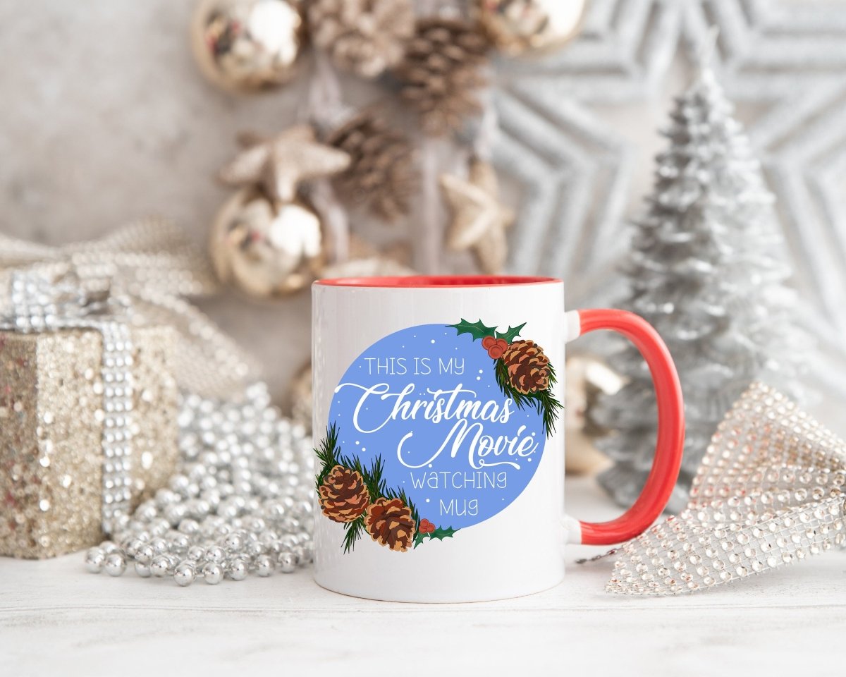 This Is My Christmas Movie Watching Mug by Resplendent Aurora