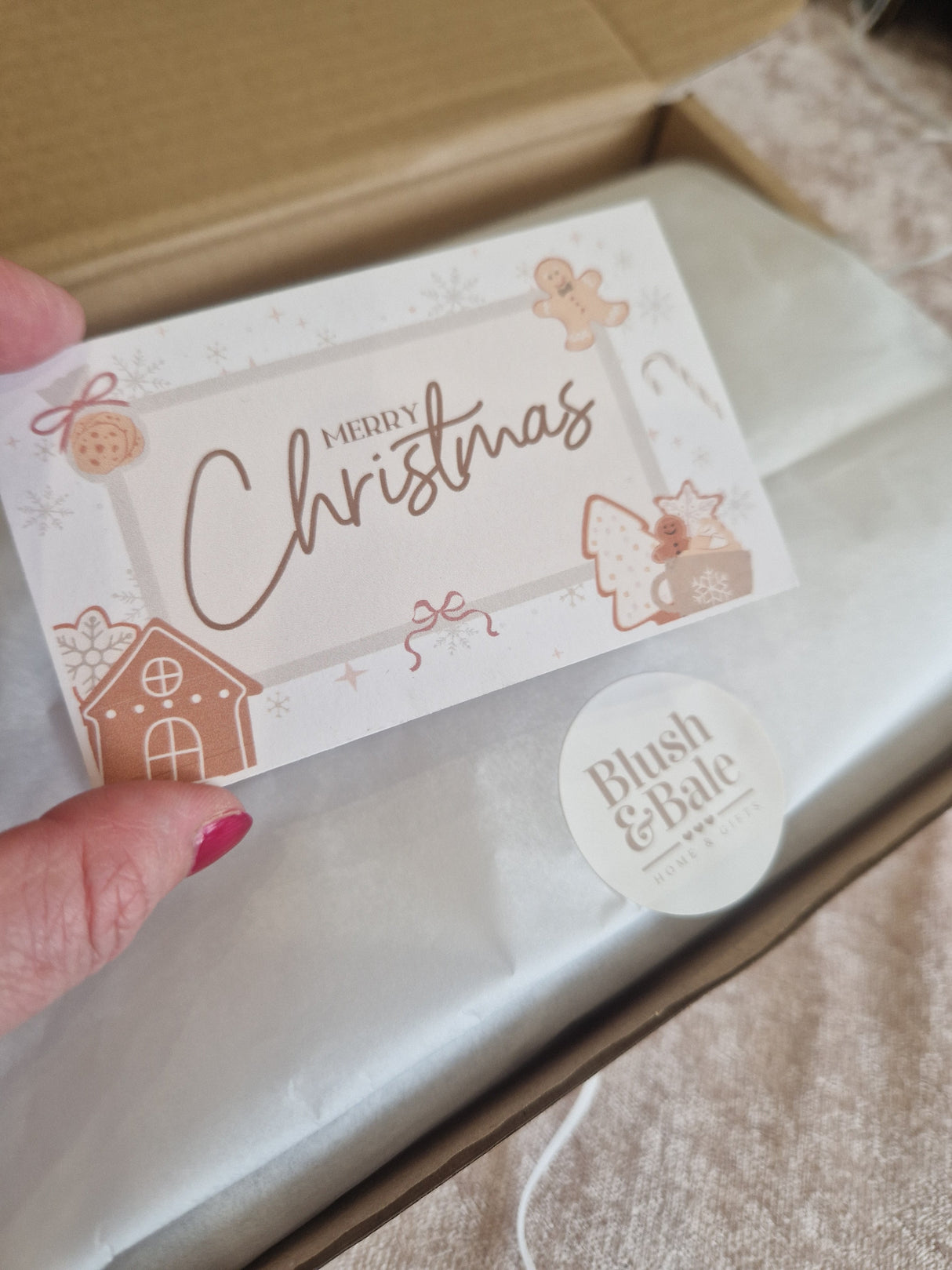 Blush & Bale Cosy Silver Gift Box