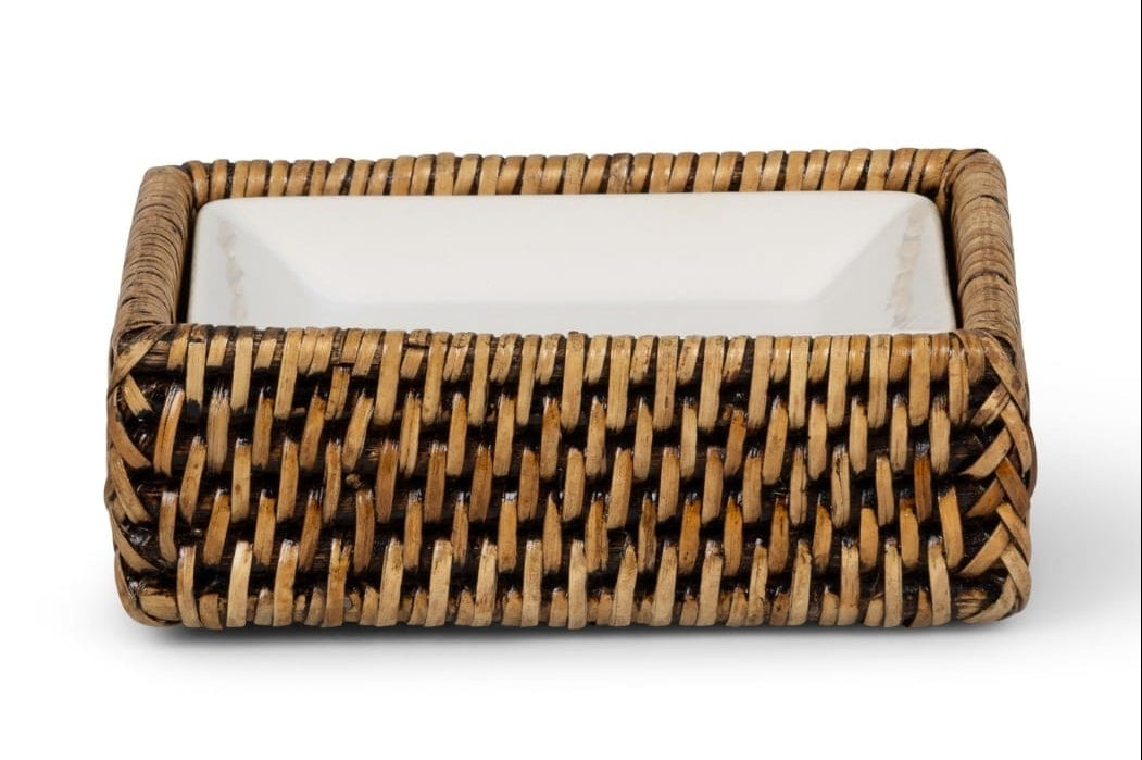 Casa by Josephine Jenno Rosie's Suds and Style Rattan Soap Dish