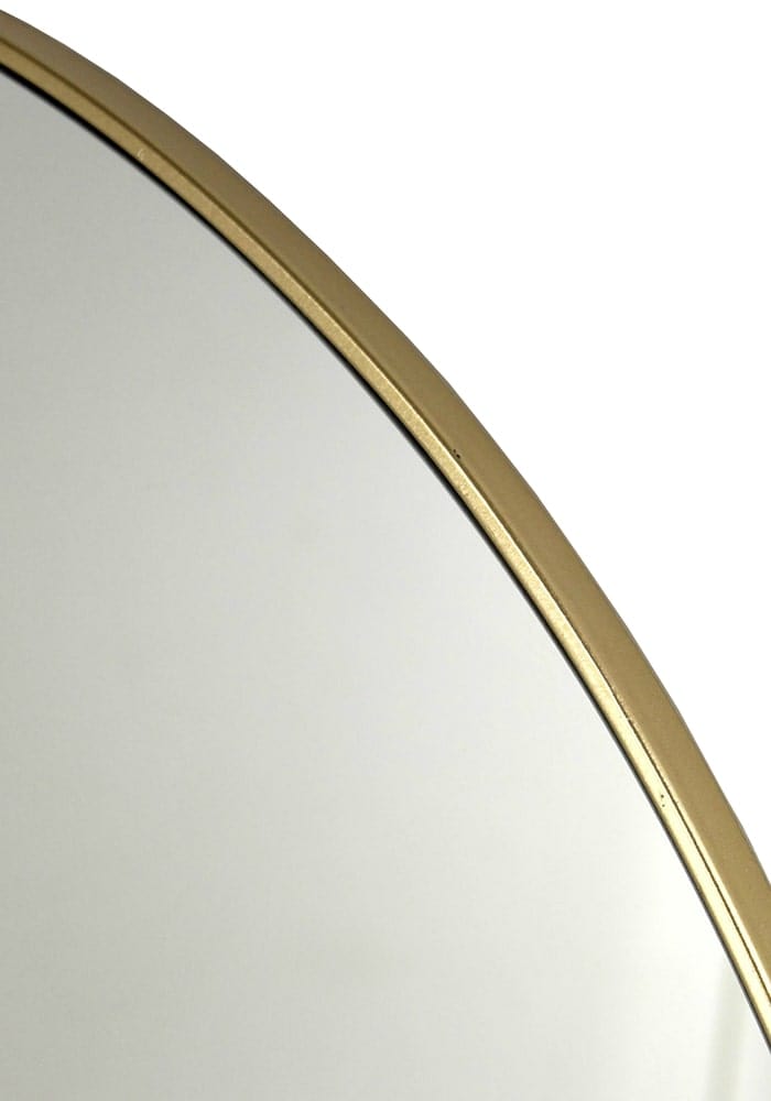 Casa by Josephine Jenno Round Gold Living Room Mirror