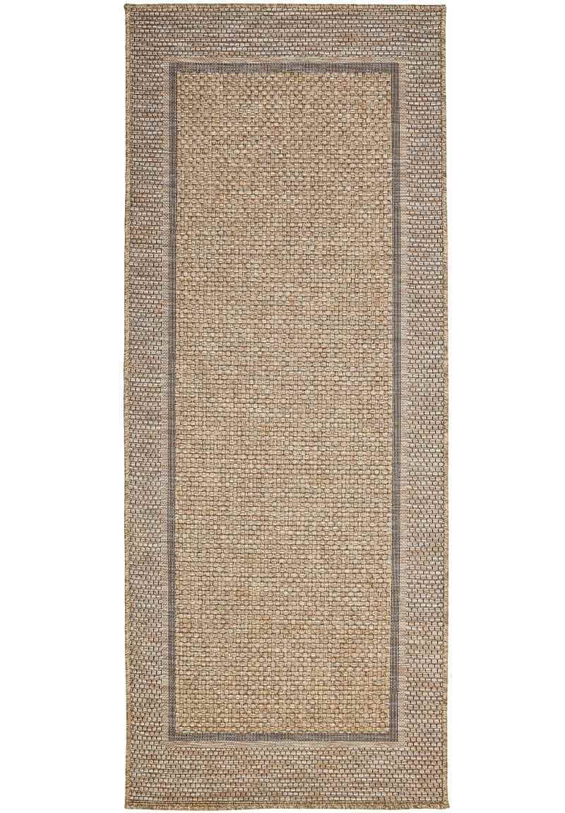 The Rugs Summer Latte Border Rug – Indoor/Outdoor