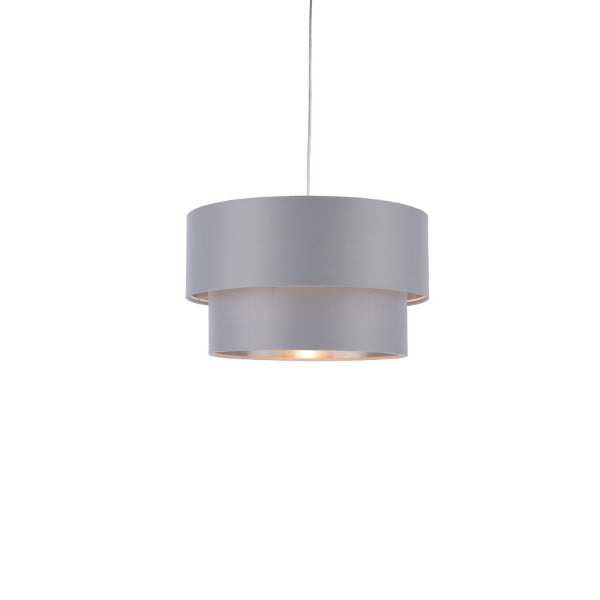 Pagazzi Rute Grey & Silver Pendant Shade