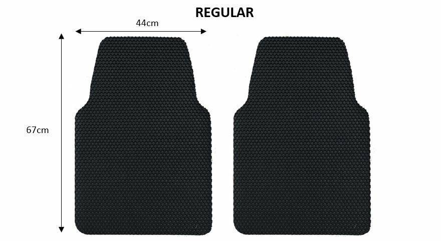 Nicoman Universal Hex Dirt Catcher Car Mats - 2Pc