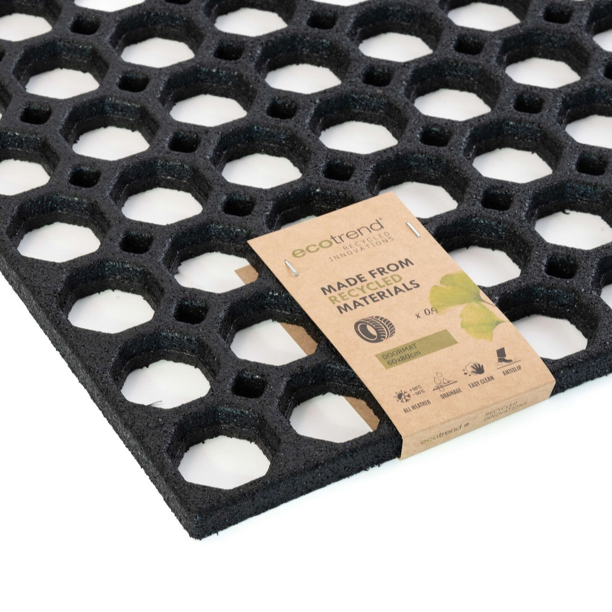 Nicoman Heavy Duty Non Slip Rubber Ring Entrance Doormat