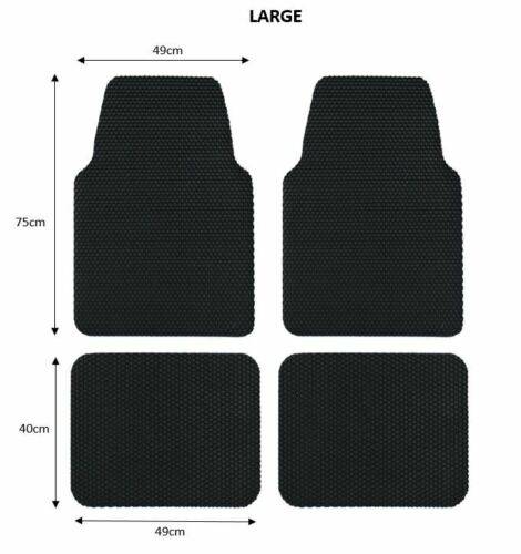 Nicoman Hex Dirt Catcher Large Anti-Slip All-Weather Car Mats 4Pc