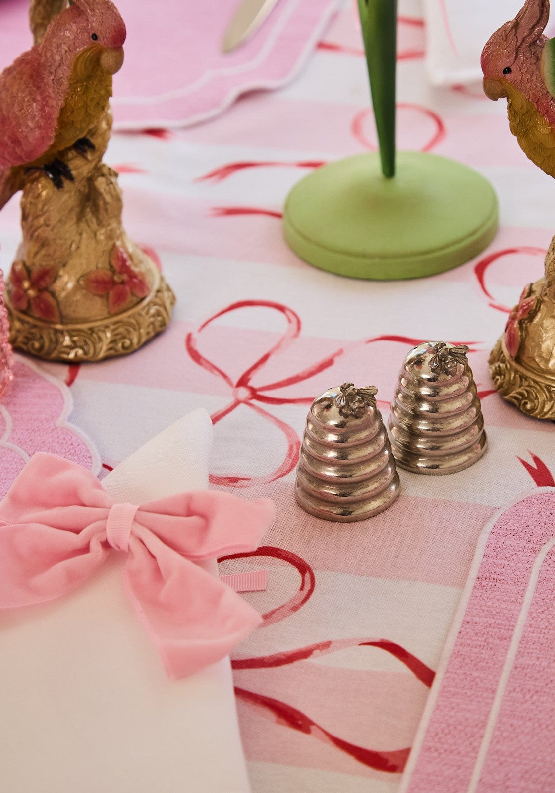 Casa by Josephine Jenno Pewter Bee Hive Harvest Salt & Pepper Shaker