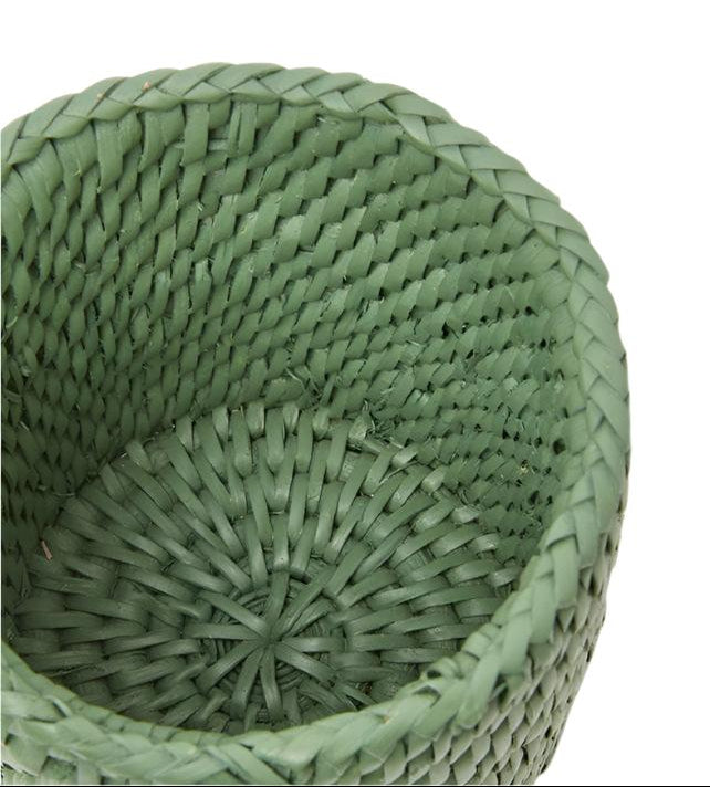 Casa by Josephine Jenno Savannah Rattan Bottle Holder - Green
