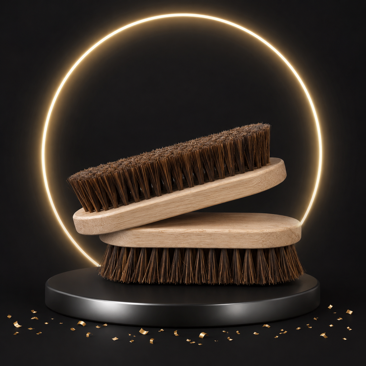 Genie Clean Handheld Wooden Scrubbing Brush