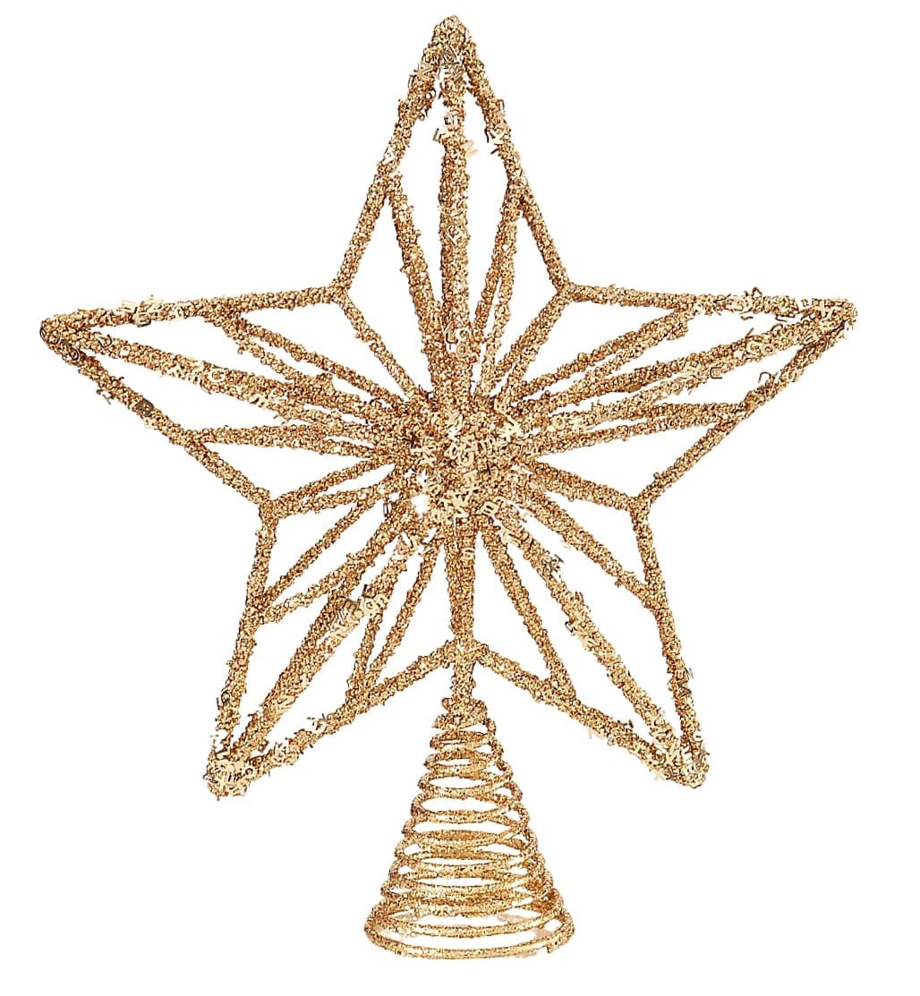 Casa by Josephine Jenno Celestial Glow Gold Wire Star Tree Topper
