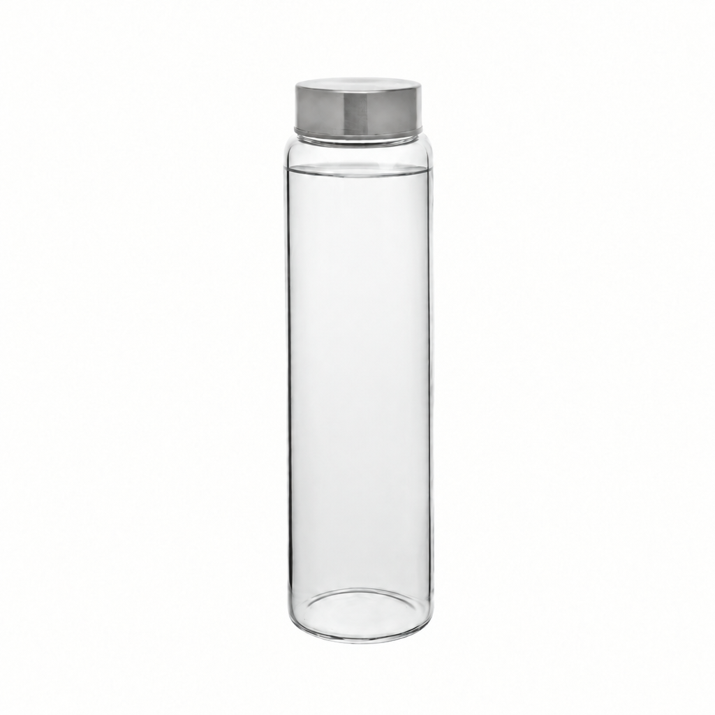 Glassware UK Screw Top Glass Bottles 1L - Set of 6