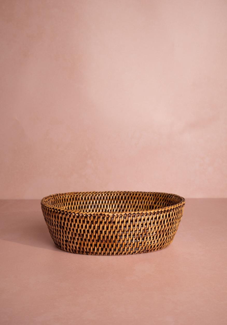 Casa by Josephine Jenno Mayfair Rattan Hold All Basket - Brown