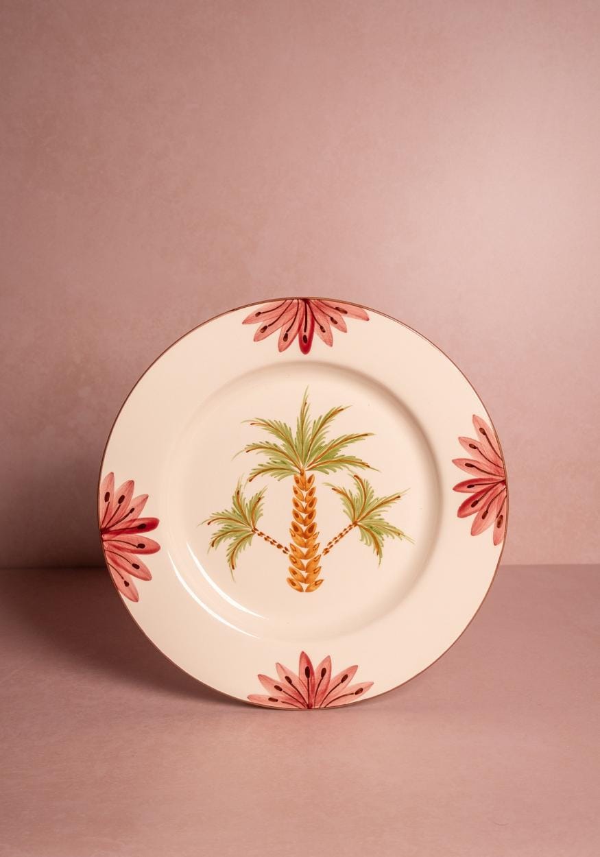 Casa by Josephine Jenno Arabella Green Palm Tree Side Plate