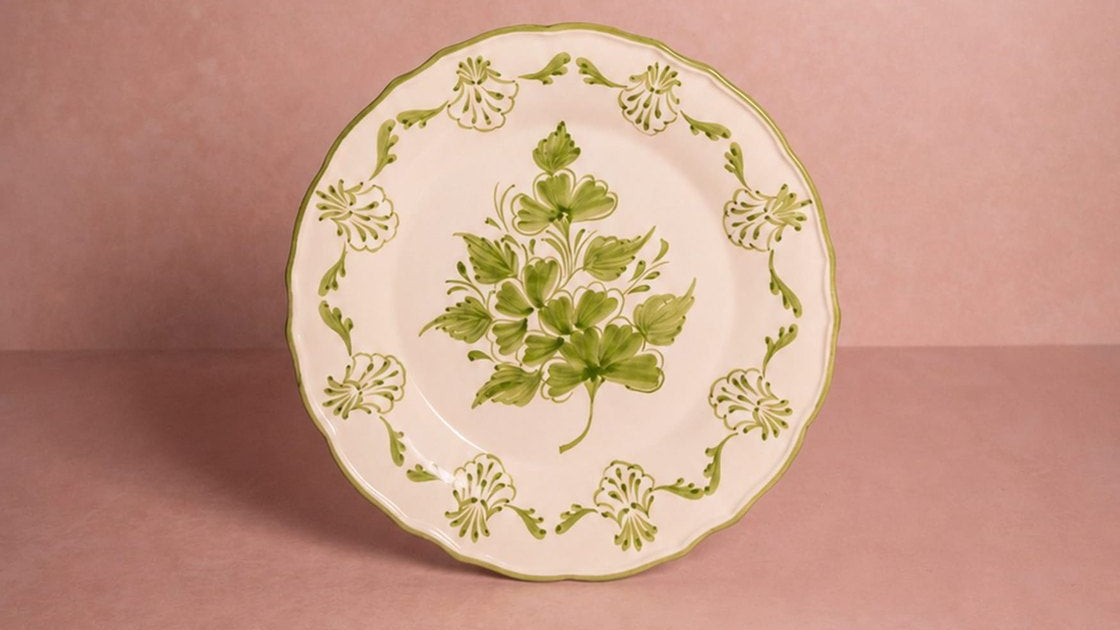 Casa by Josephine Jenno Cara Shell Side Plate - Green