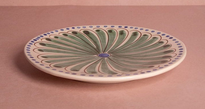 Casa by Josephine Jenno Peacock Side Plate - Green