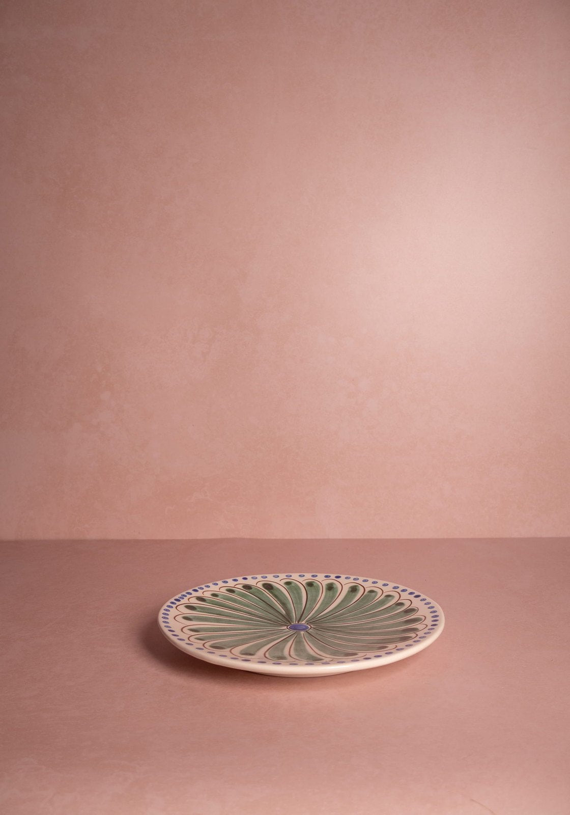 Casa by Josephine Jenno Peacock Side Plate - Green