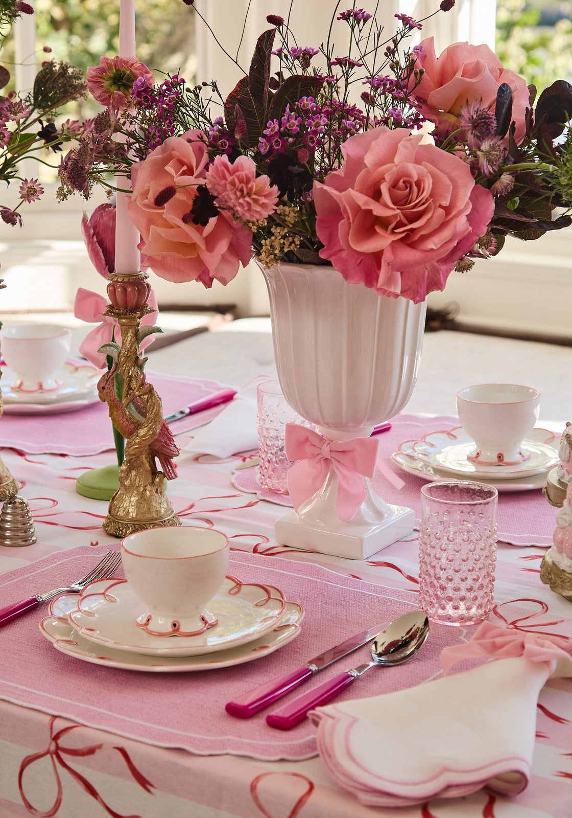Casa by Josephine Jenno Pink Scalloped Nibbles Bowl - Set of 4