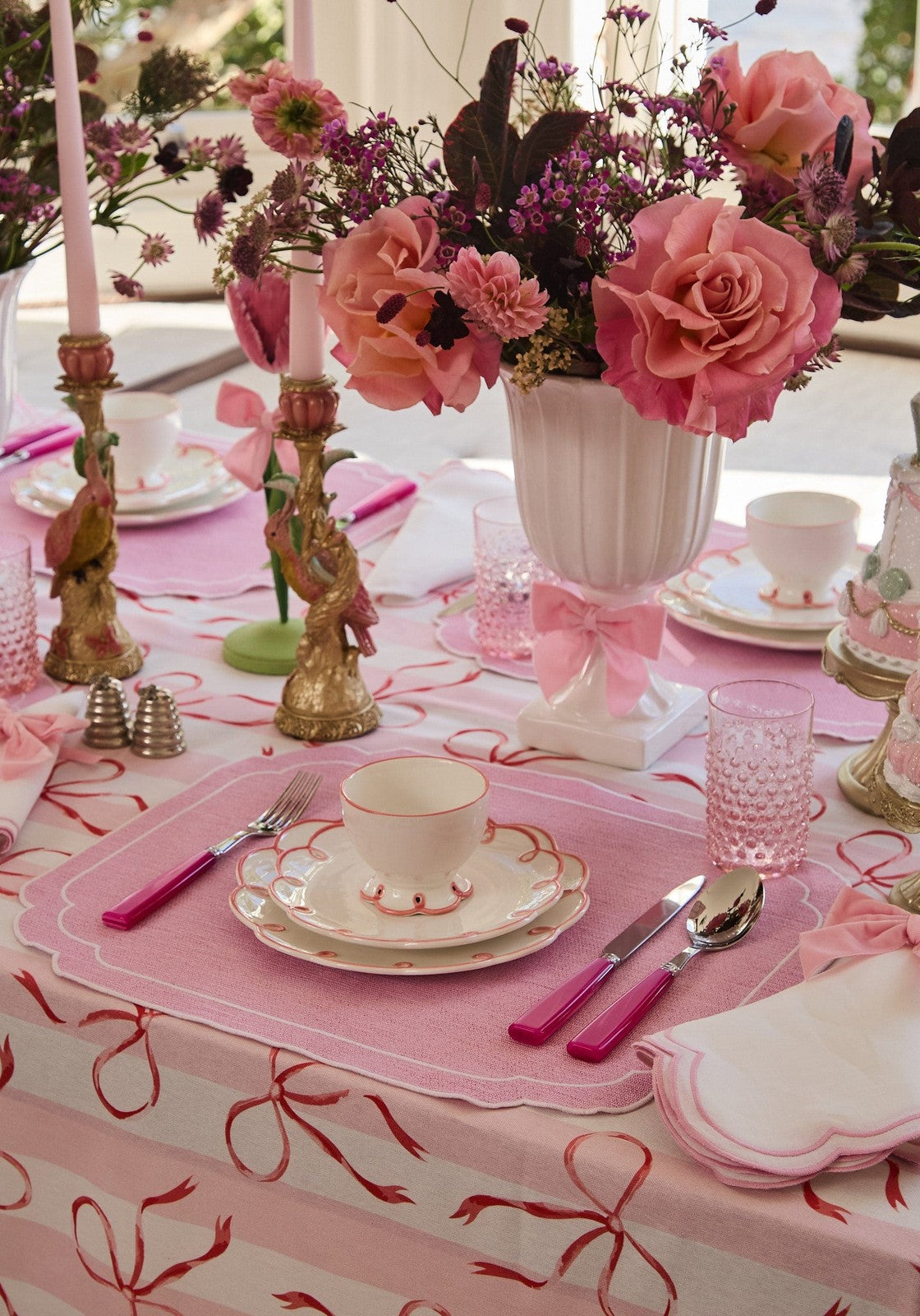 Casa by Josephine Jenno Pink Scalloped Nibbles Bowl - Set of 4