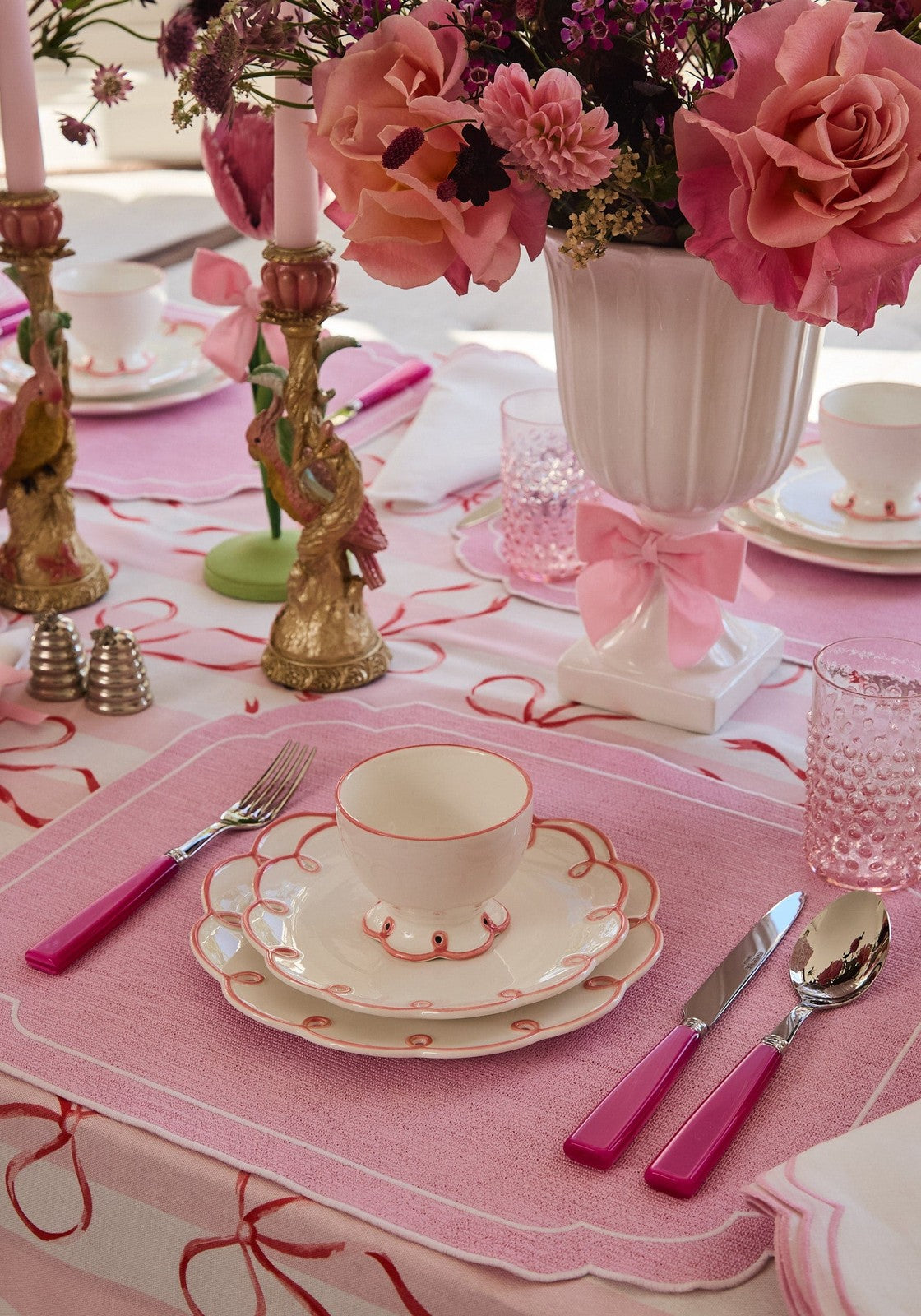Casa by Josephine Jenno Pink Scalloped Nibbles Bowl - Set of 4